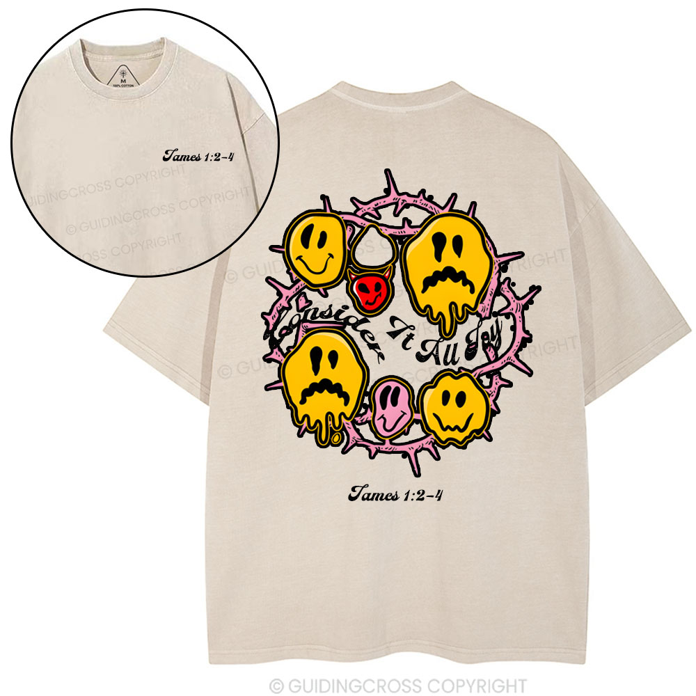 Consider It All Joy Christian Washed T-Shirt