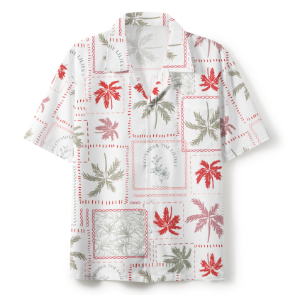 Consider The Lilies Red Christian Hawaiian Shirt 