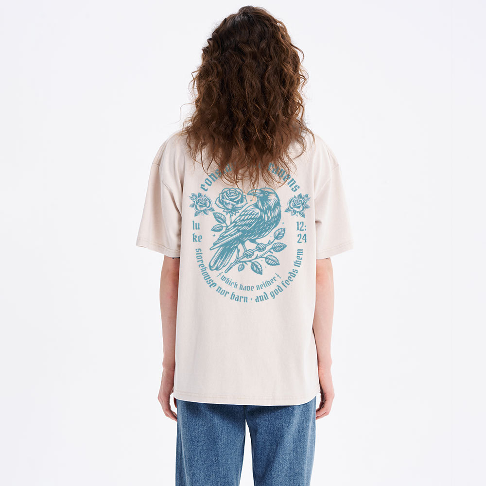 Consider The Rauens Christian Washed T-Shirt