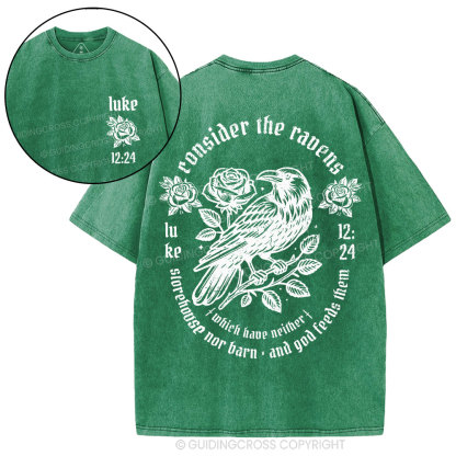 Consider The Rauens Christian Washed T-Shirt