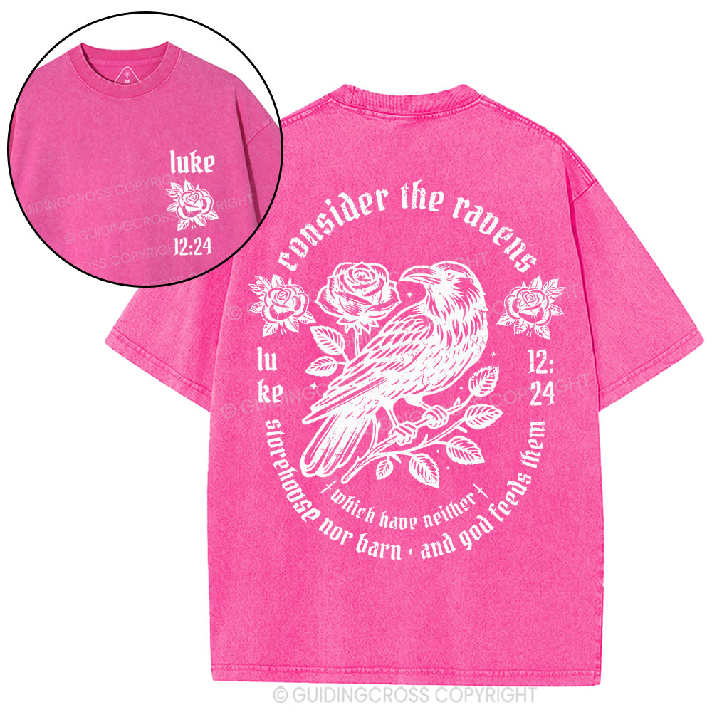 Consider The Rauens Christian Washed T-Shirt