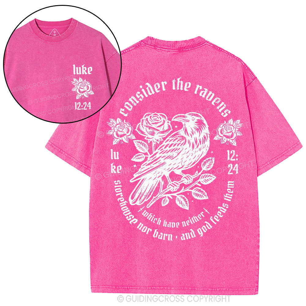 Consider The Rauens Christian Washed T-Shirt