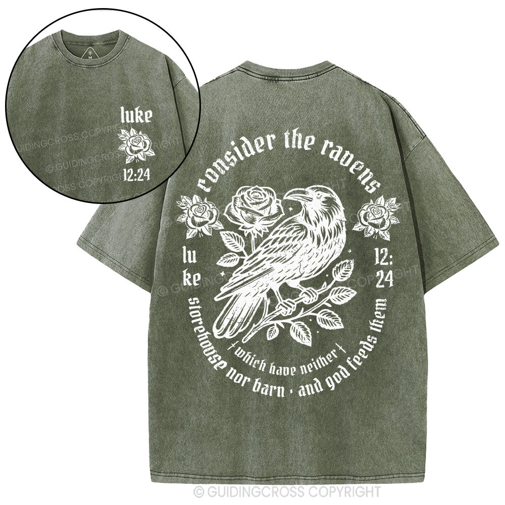 Consider The Rauens Christian Washed T-Shirt