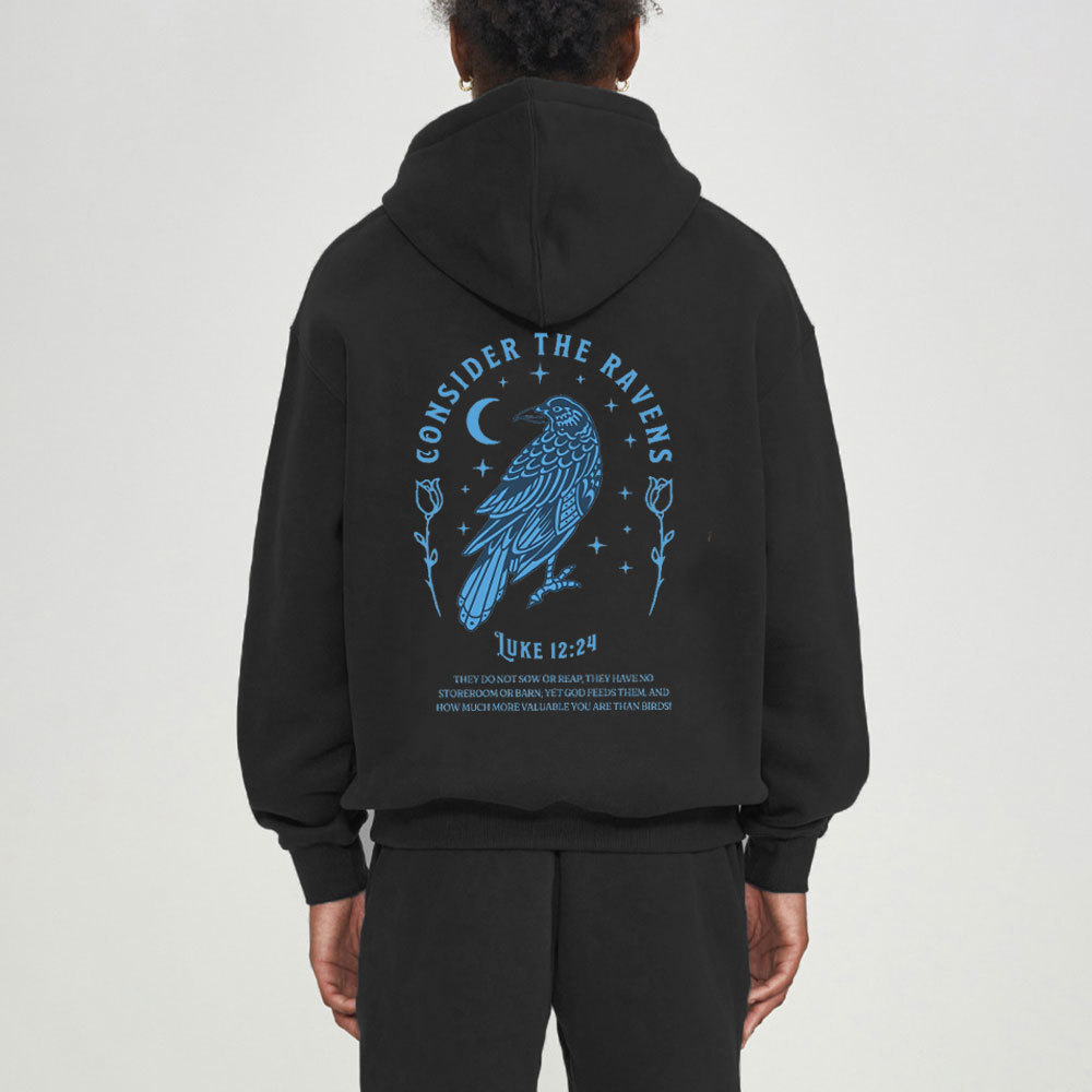 Consider The Ravens Christian Premium Fleece Hoodie Set