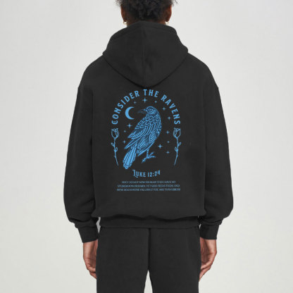 Consider The Ravens Christian Premium Fleece Hoodie Set