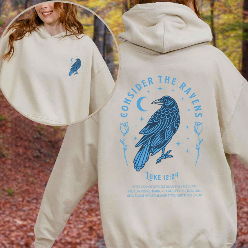 Consider The Ravens Christian Premium Fleece Hoodie Set