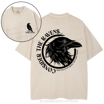 Consider The Ravens Christian Washed T-Shirt