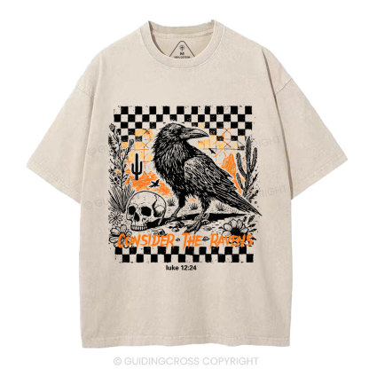 Consider The Ravens Christian Washed T-Shirt
