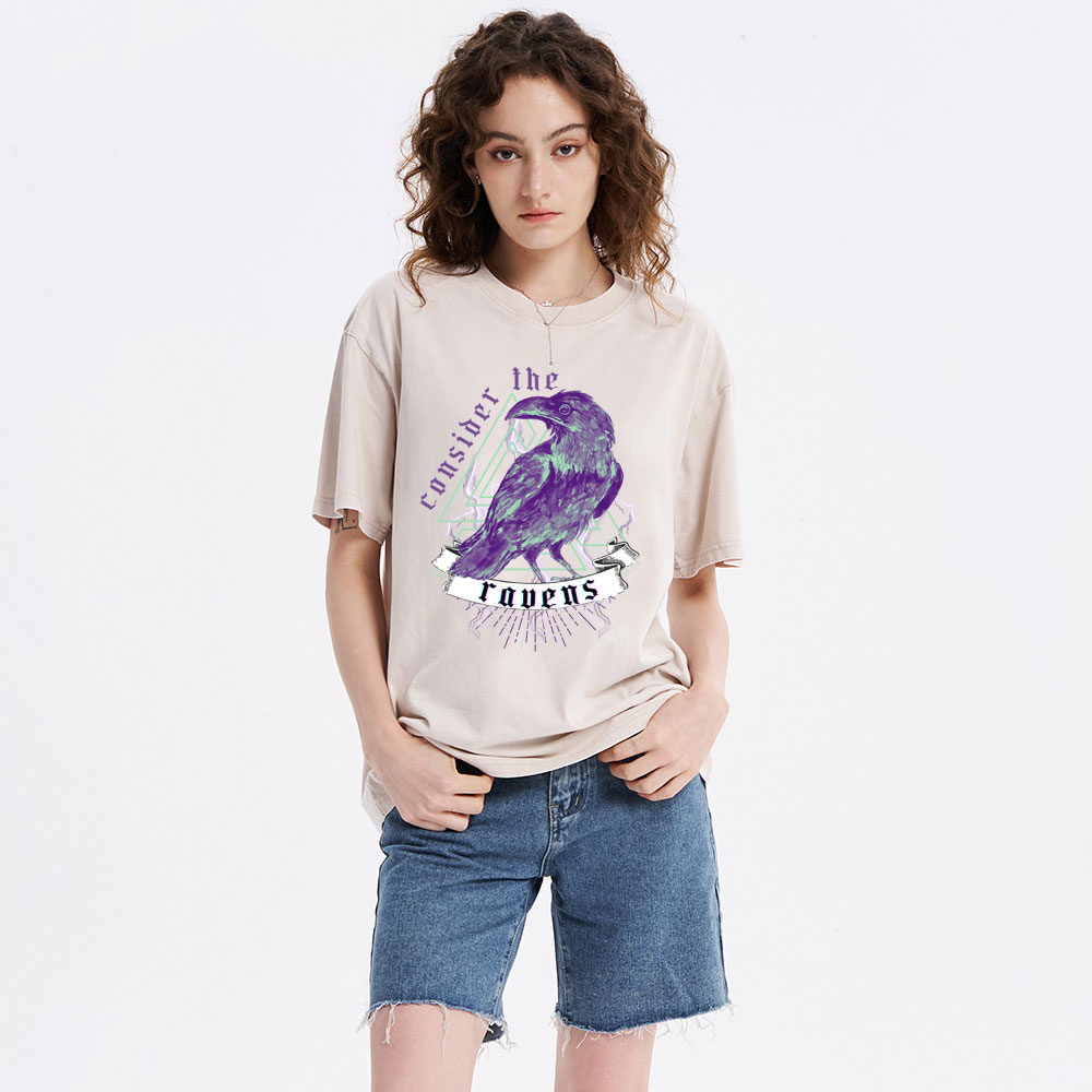 Consider The Ravens Christian Washed T-Shirt