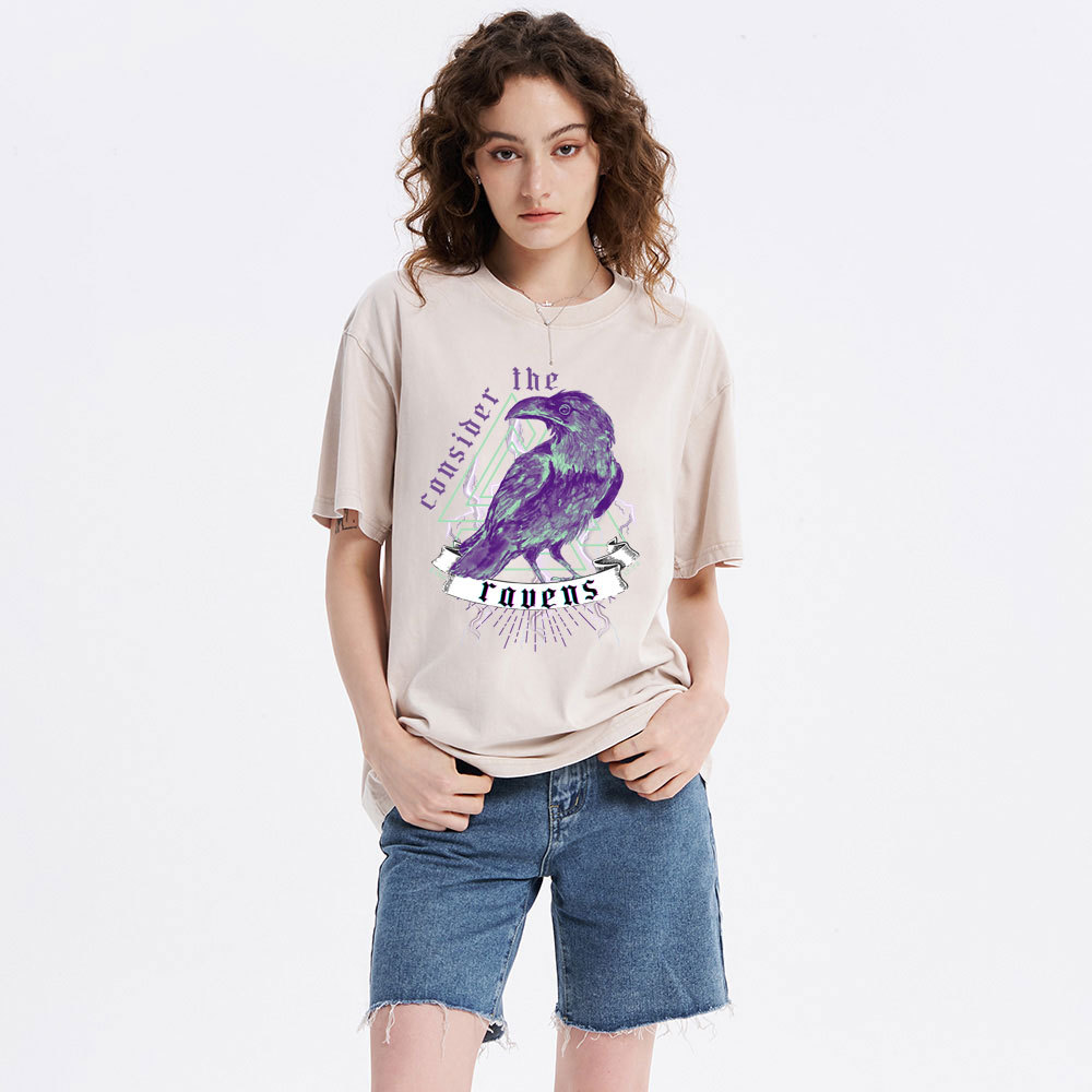 Consider The Ravens Christian Washed T-Shirt