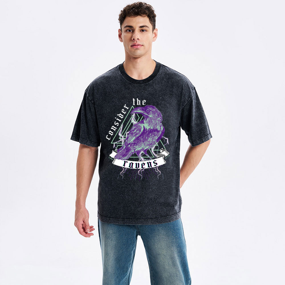 Consider The Ravens Christian Washed T-Shirt