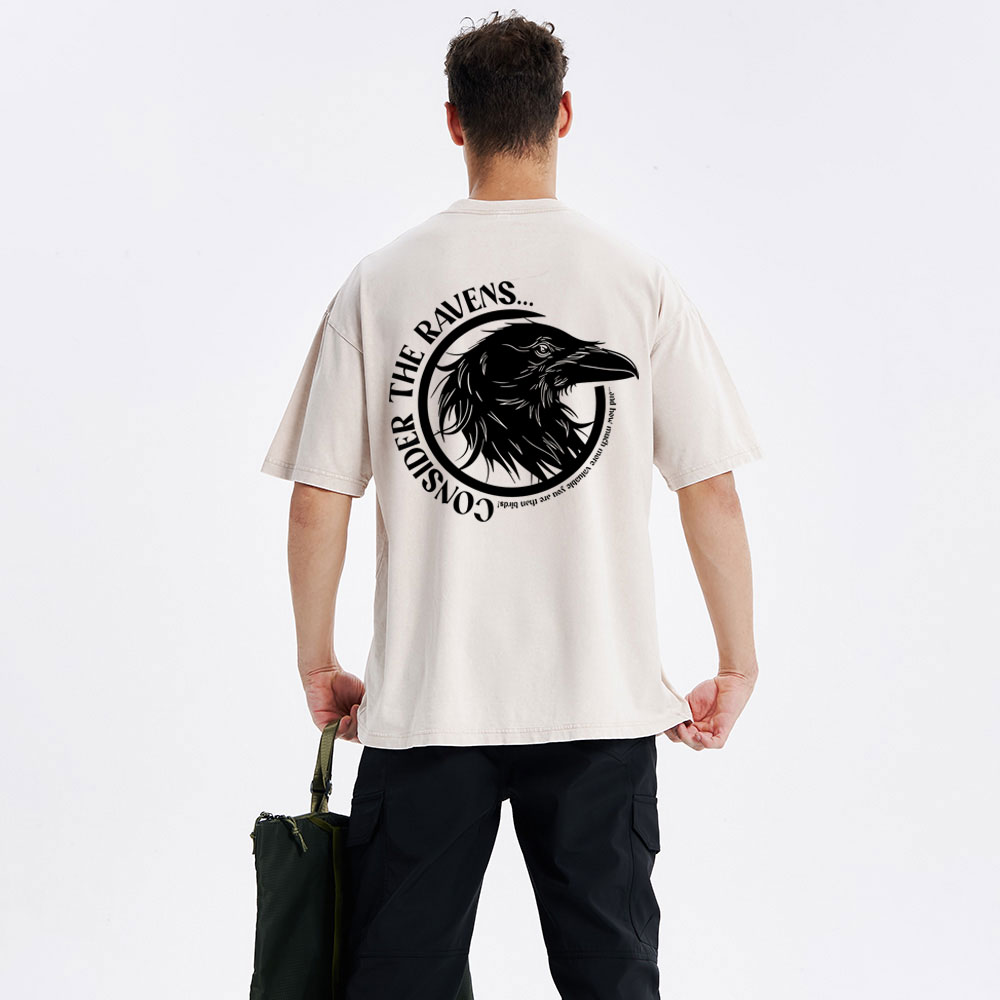 Consider The Ravens Christian Washed T-Shirt