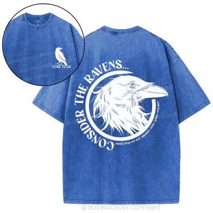 Consider The Ravens Christian Washed T-Shirt