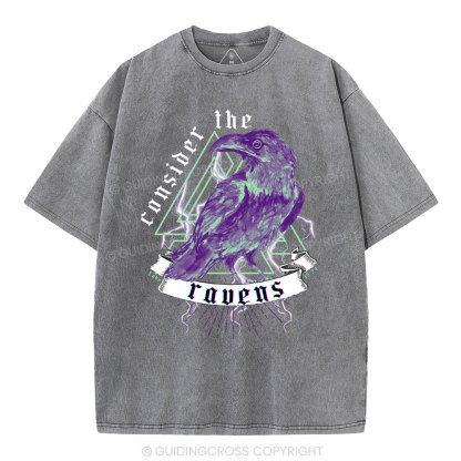 Consider The Ravens Christian Washed T-Shirt
