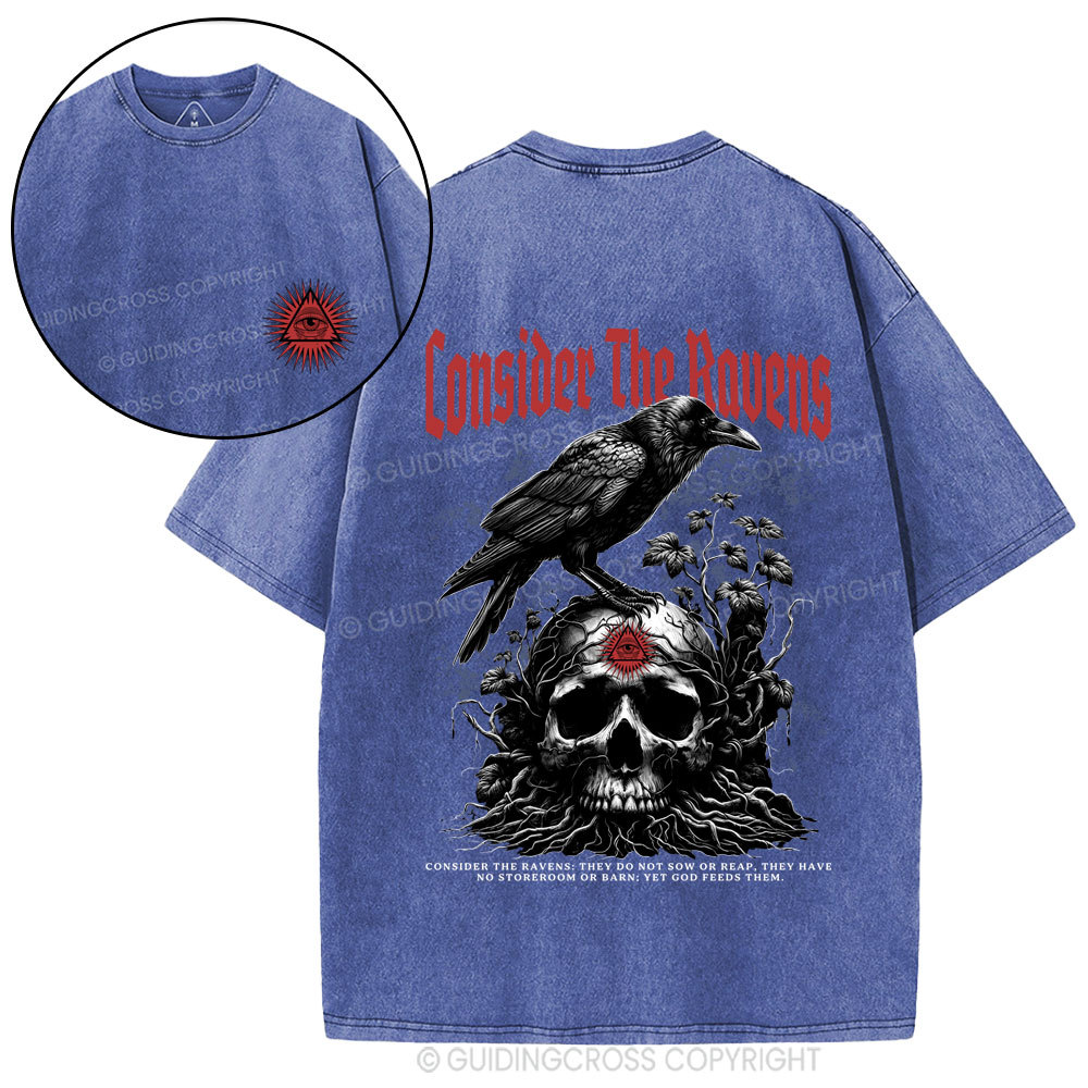 Consider The Ravens Christian Washed T-Shirt