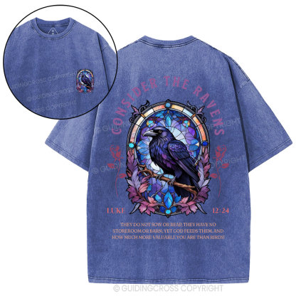 Consider The Ravens Christian Washed T-Shirt