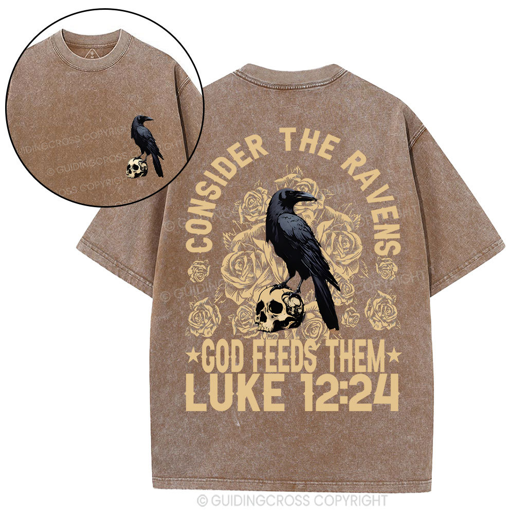 Consider The Ravens Christian Washed T-Shirt