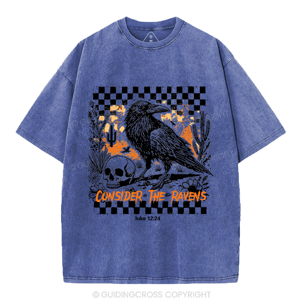 Consider The Ravens Christian Washed T-Shirt