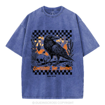 Consider The Ravens Christian Washed T-Shirt