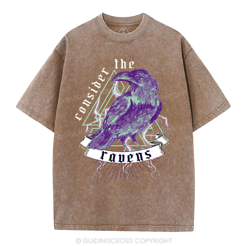 Consider The Ravens Christian Washed T-Shirt