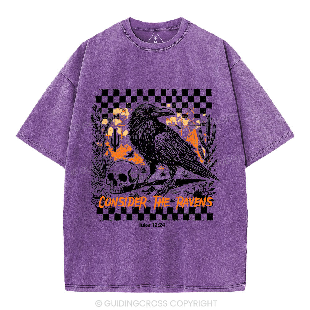 Consider The Ravens Christian Washed T-Shirt