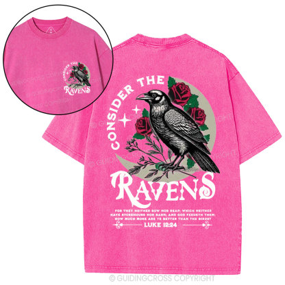 Consider The Ravens Christian Washed T-Shirt