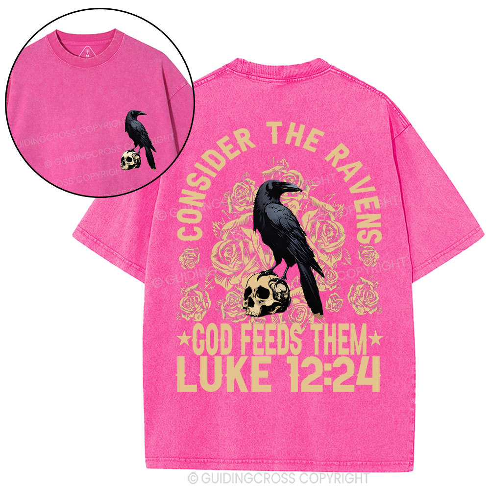 Consider The Ravens Christian Washed T-Shirt