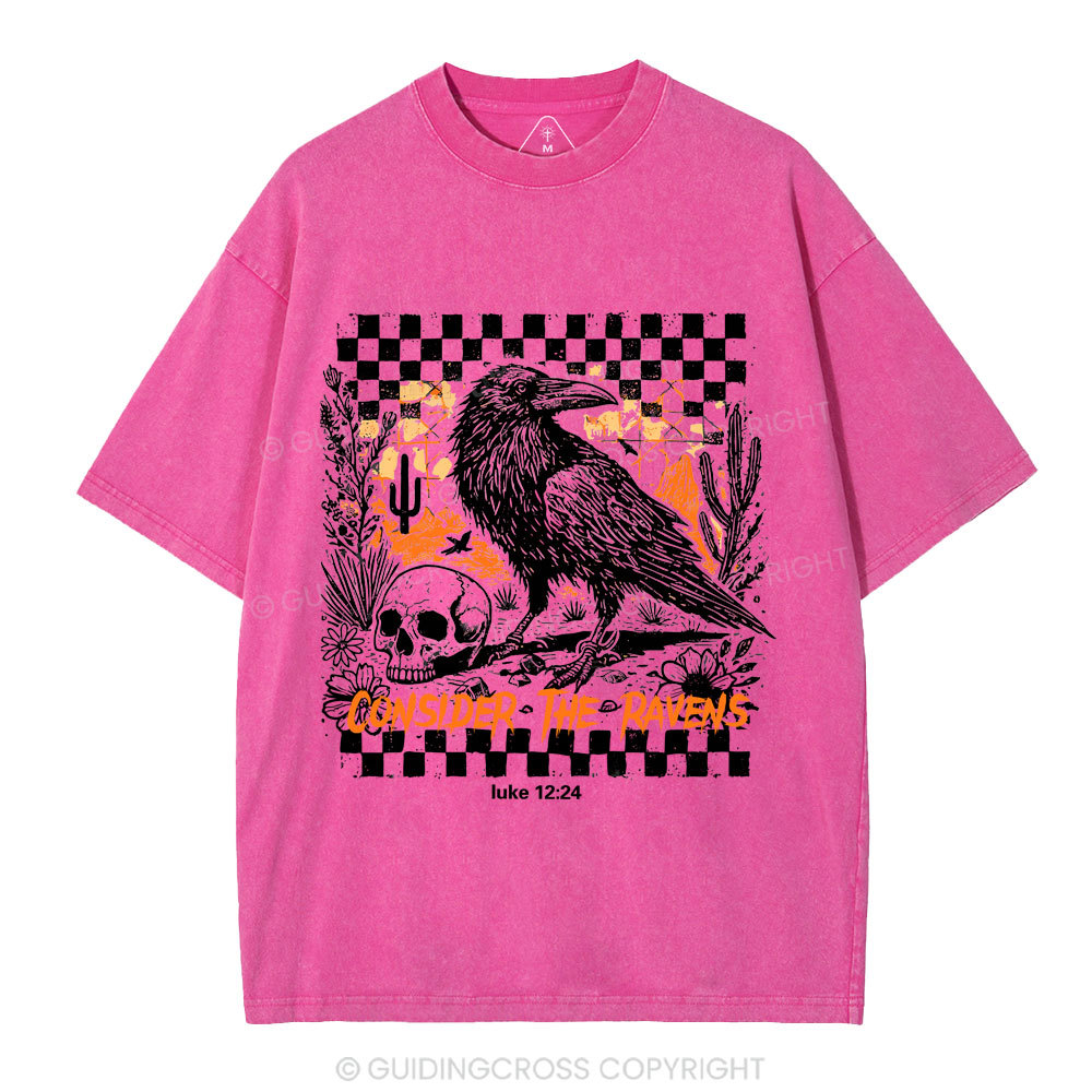 Consider The Ravens Christian Washed T-Shirt