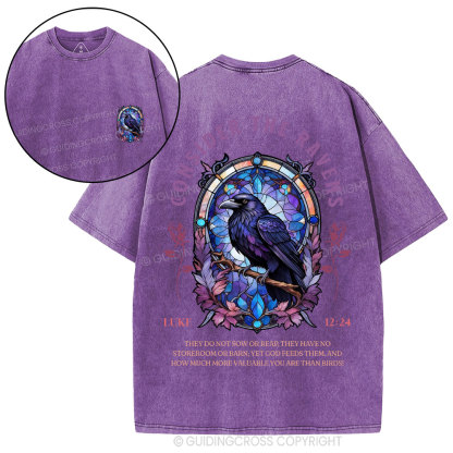 Consider The Ravens Christian Washed T-Shirt