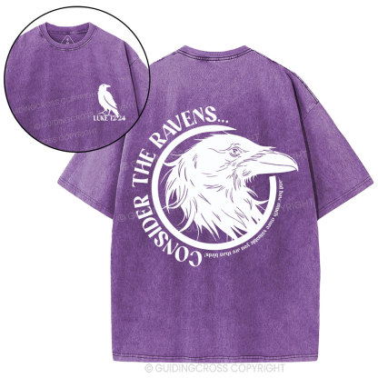 Consider The Ravens Christian Washed T-Shirt