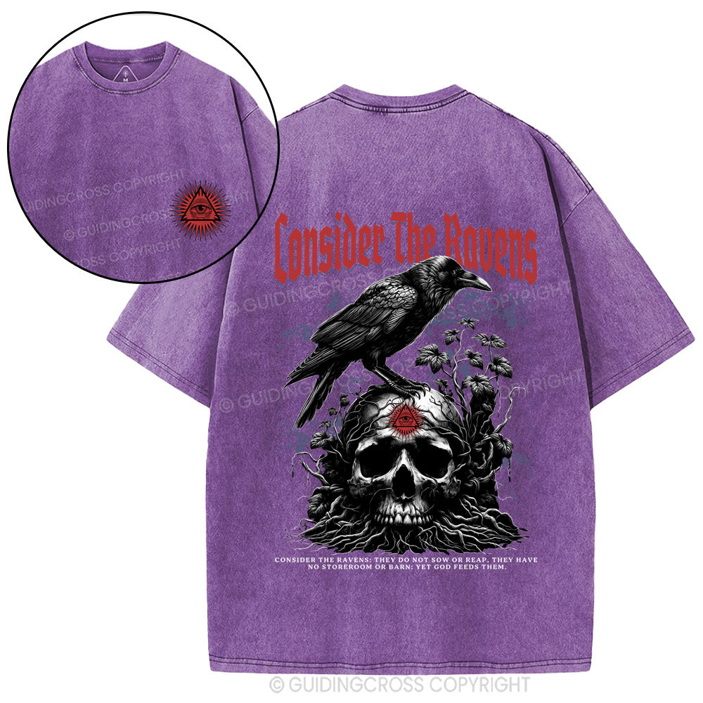 Consider The Ravens Christian Washed T-Shirt