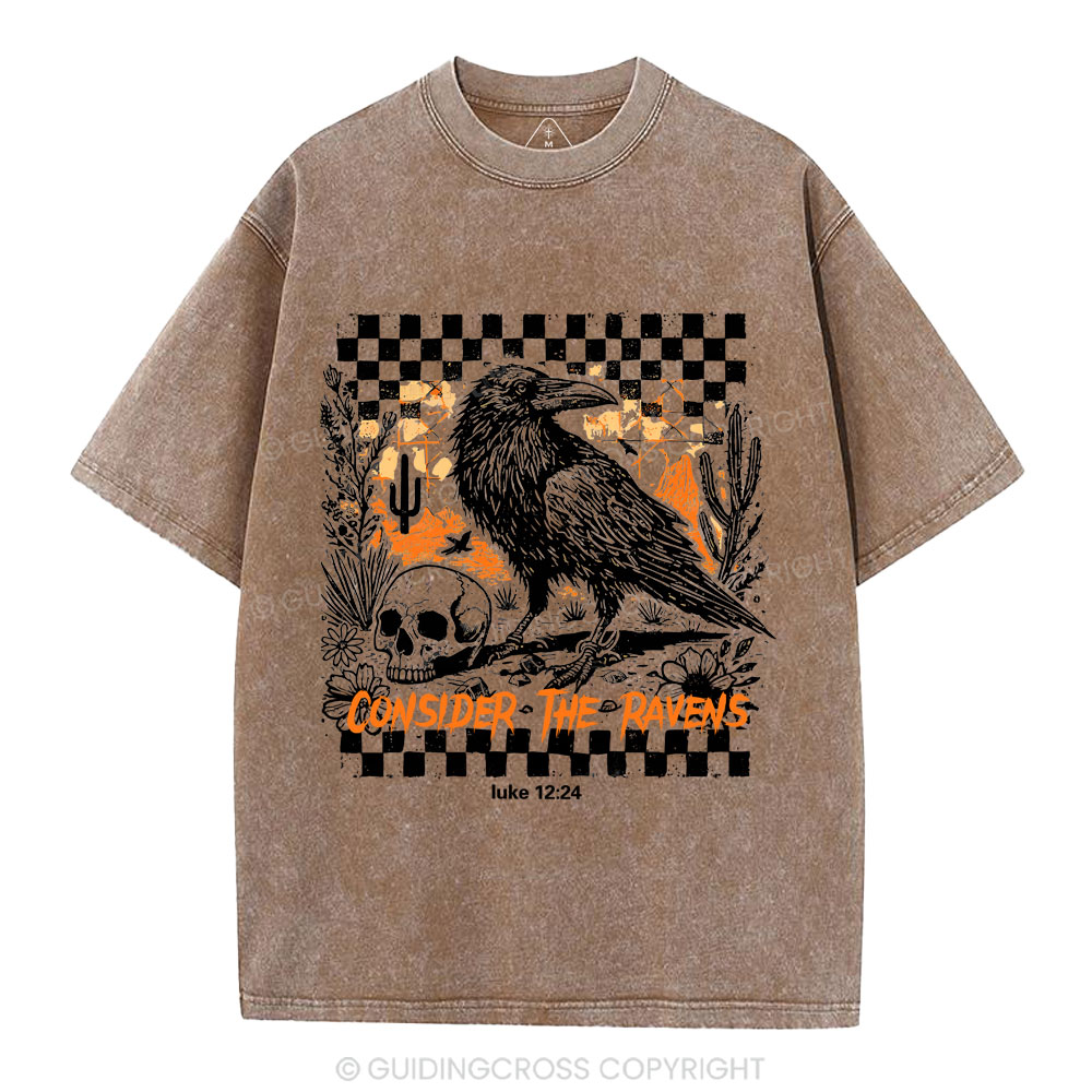 Consider The Ravens Christian Washed T-Shirt