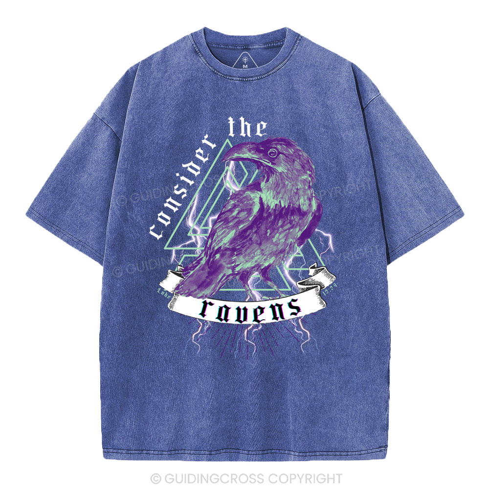 Consider The Ravens Christian Washed T-Shirt