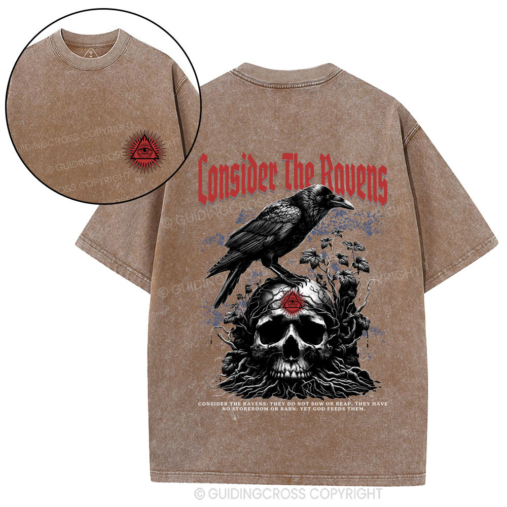 Consider The Ravens Christian Washed T-Shirt