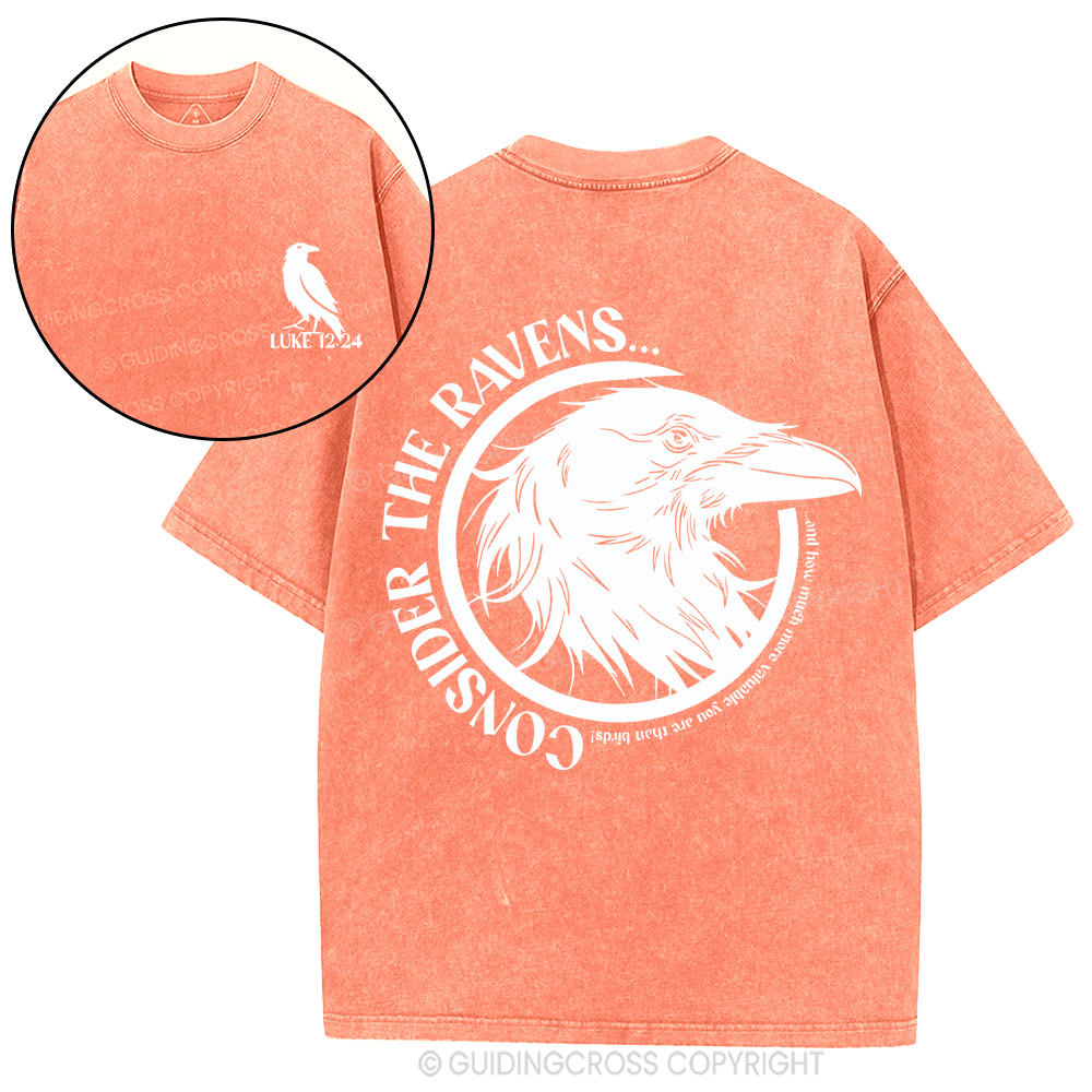 Consider The Ravens Christian Washed T-Shirt