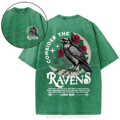 Consider The Ravens Christian Washed T-Shirt