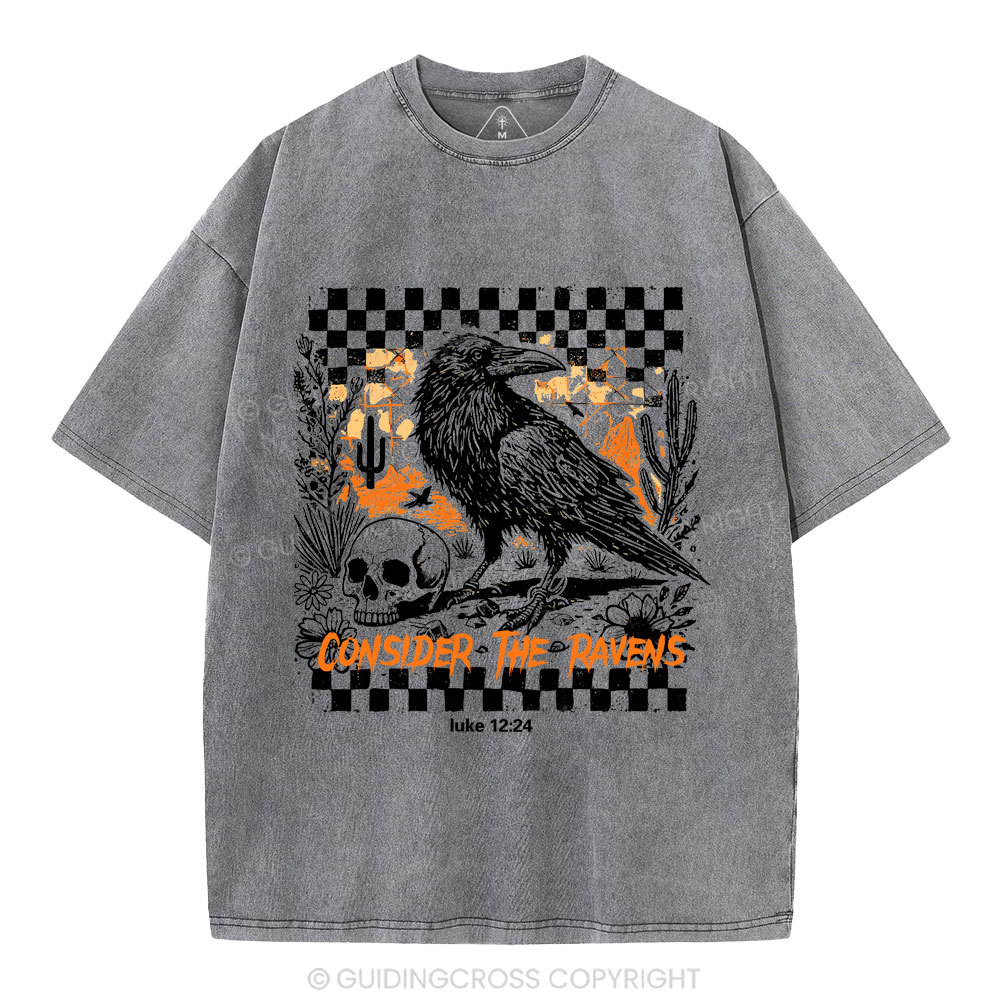 Consider The Ravens Christian Washed T-Shirt