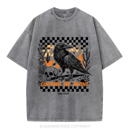 Consider The Ravens Christian Washed T-Shirt