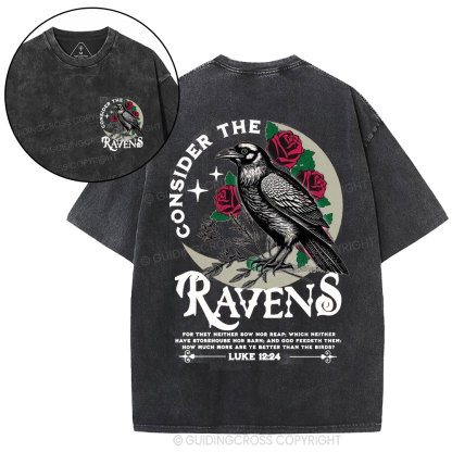 Consider The Ravens Christian Washed T-Shirt
