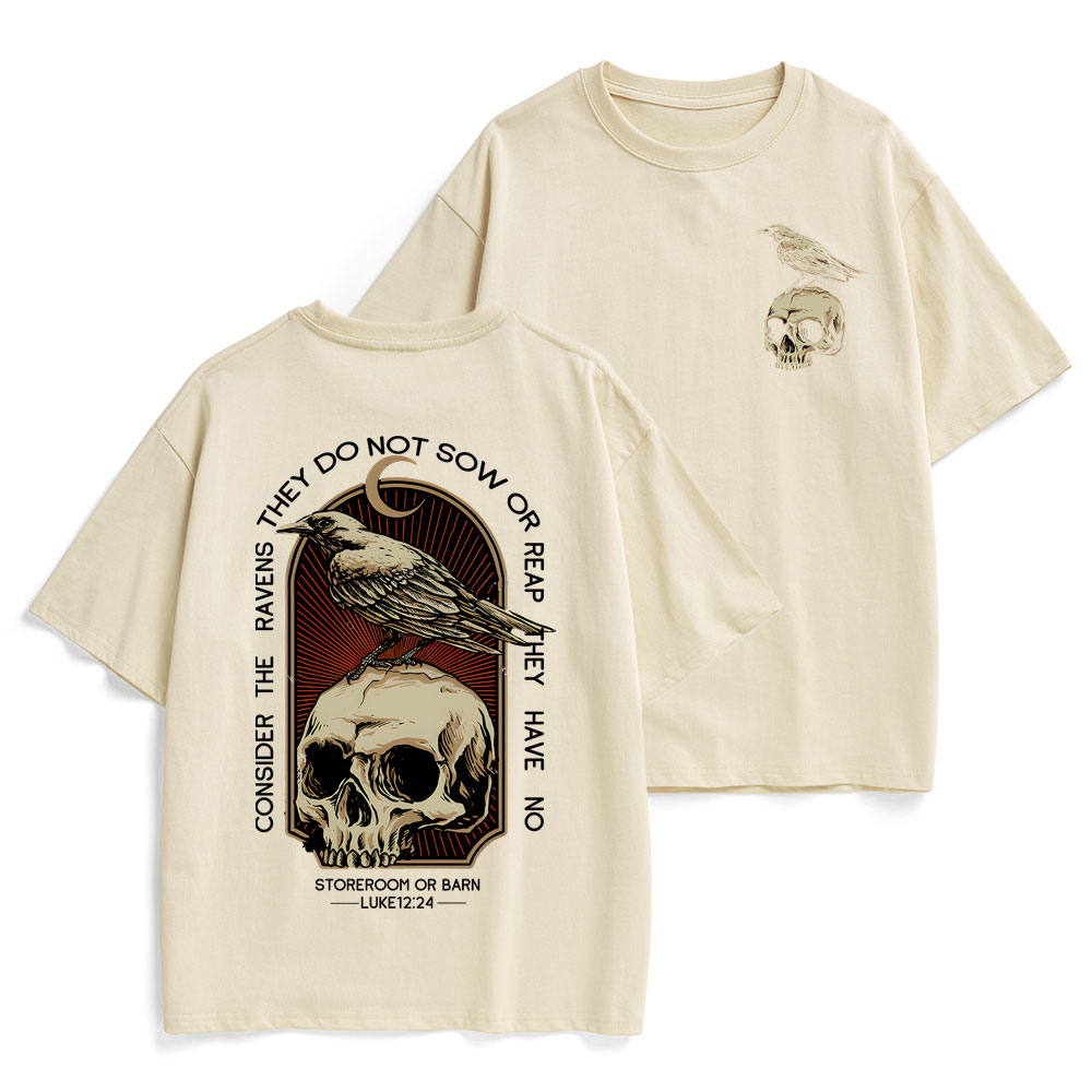 Consider The Ravens Christian Heavy Cotton T-Shirt