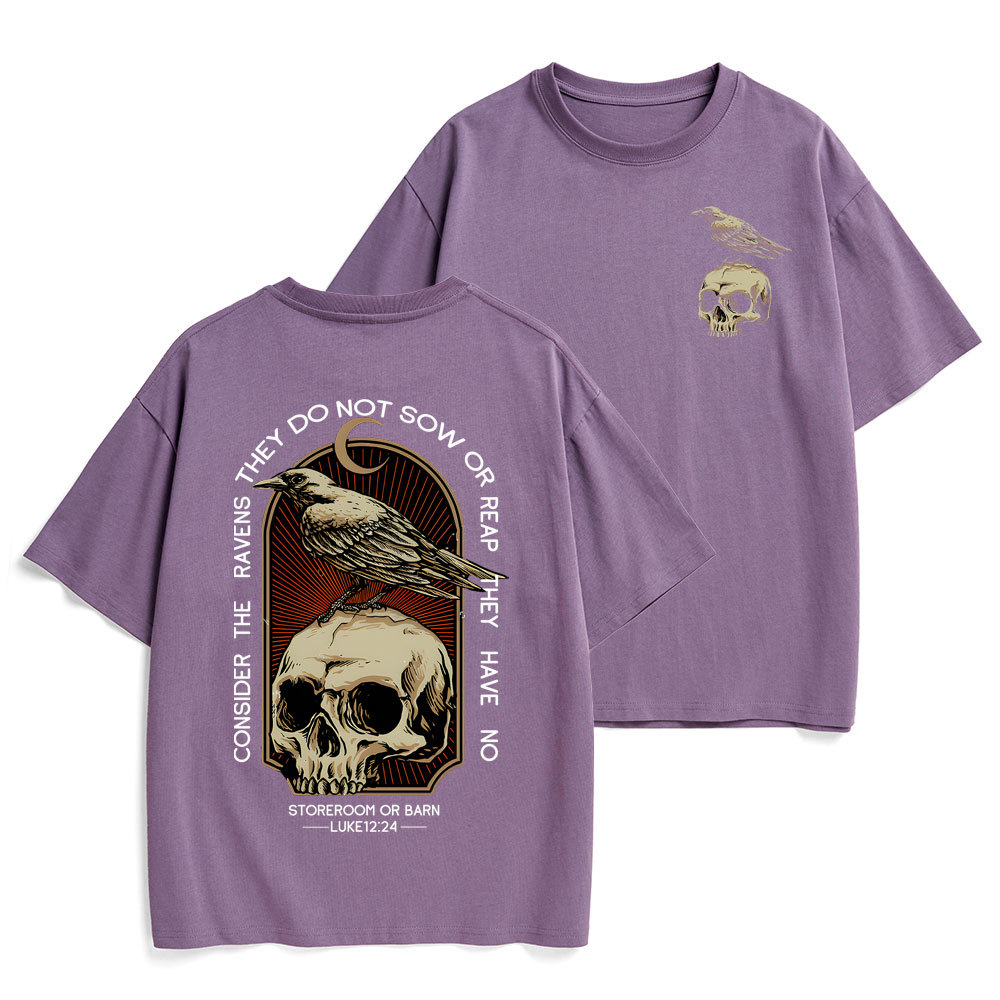 Consider The Ravens Christian Heavy Cotton T-Shirt