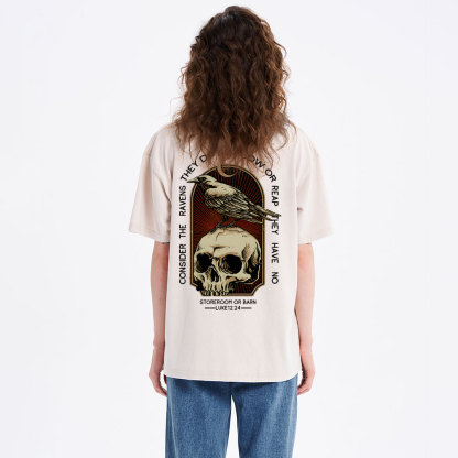 Consider the ravens Christian Washed T-Shirt