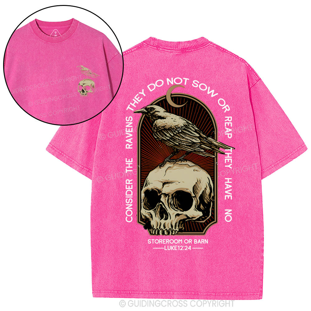 Consider the ravens Christian Washed T-Shirt