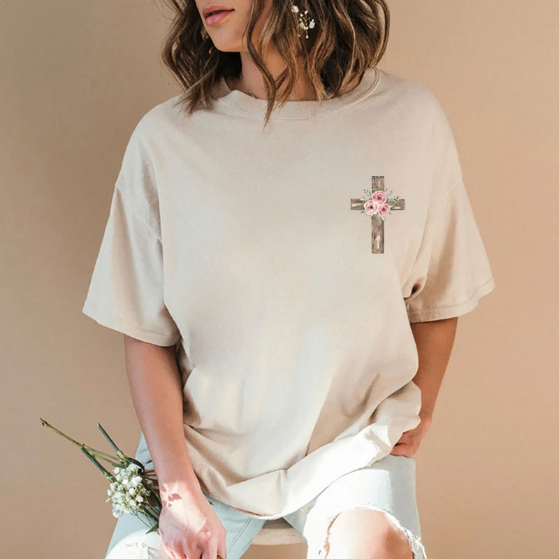 Coquette Jesus Christmas Christian Washed T-Shirt