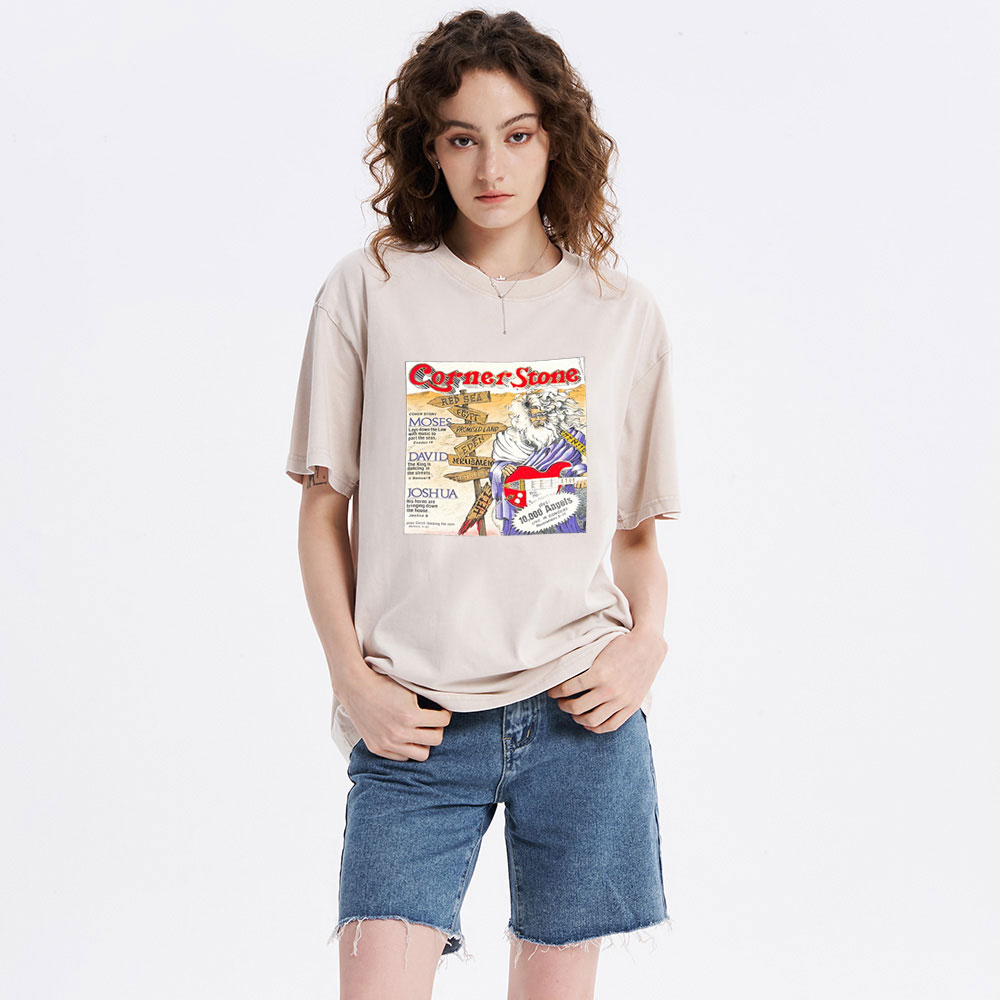 Corner Stone Christian Washed T-Shirt