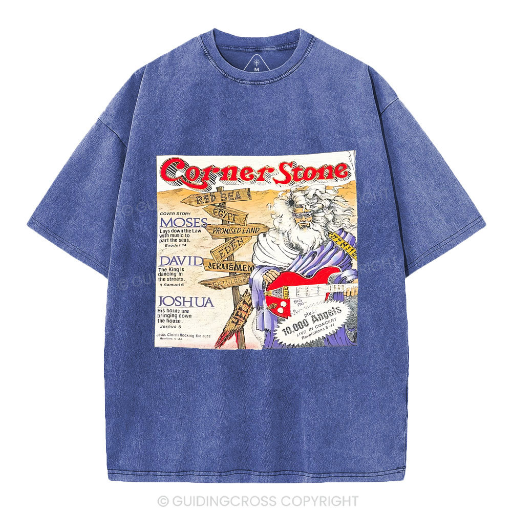 Corner Stone Christian Washed T-Shirt