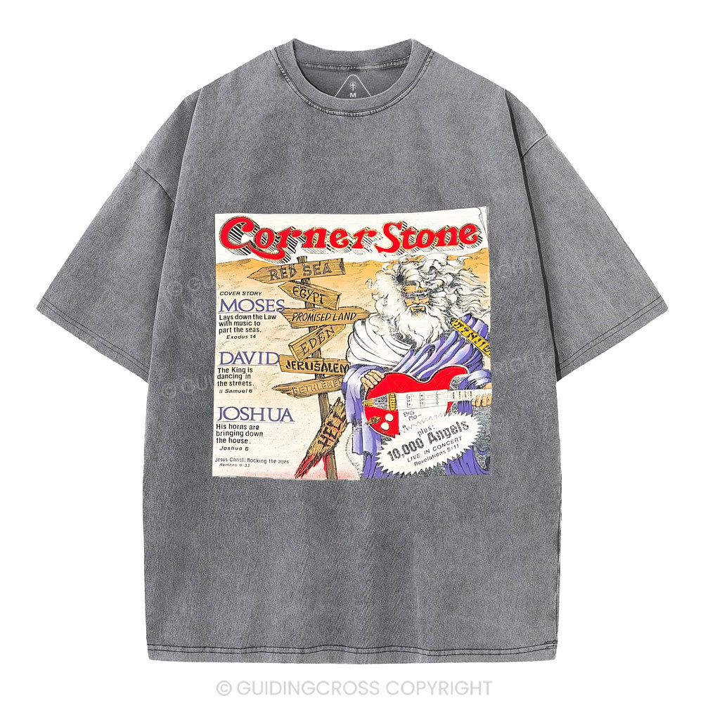 Corner Stone Christian Washed T-Shirt