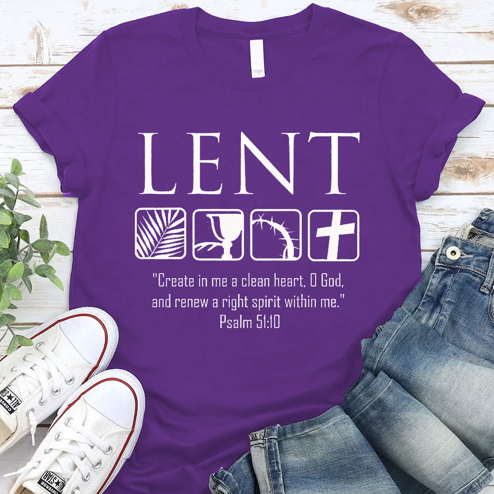 Create In Me A Clean Heart Christian T-Shirt