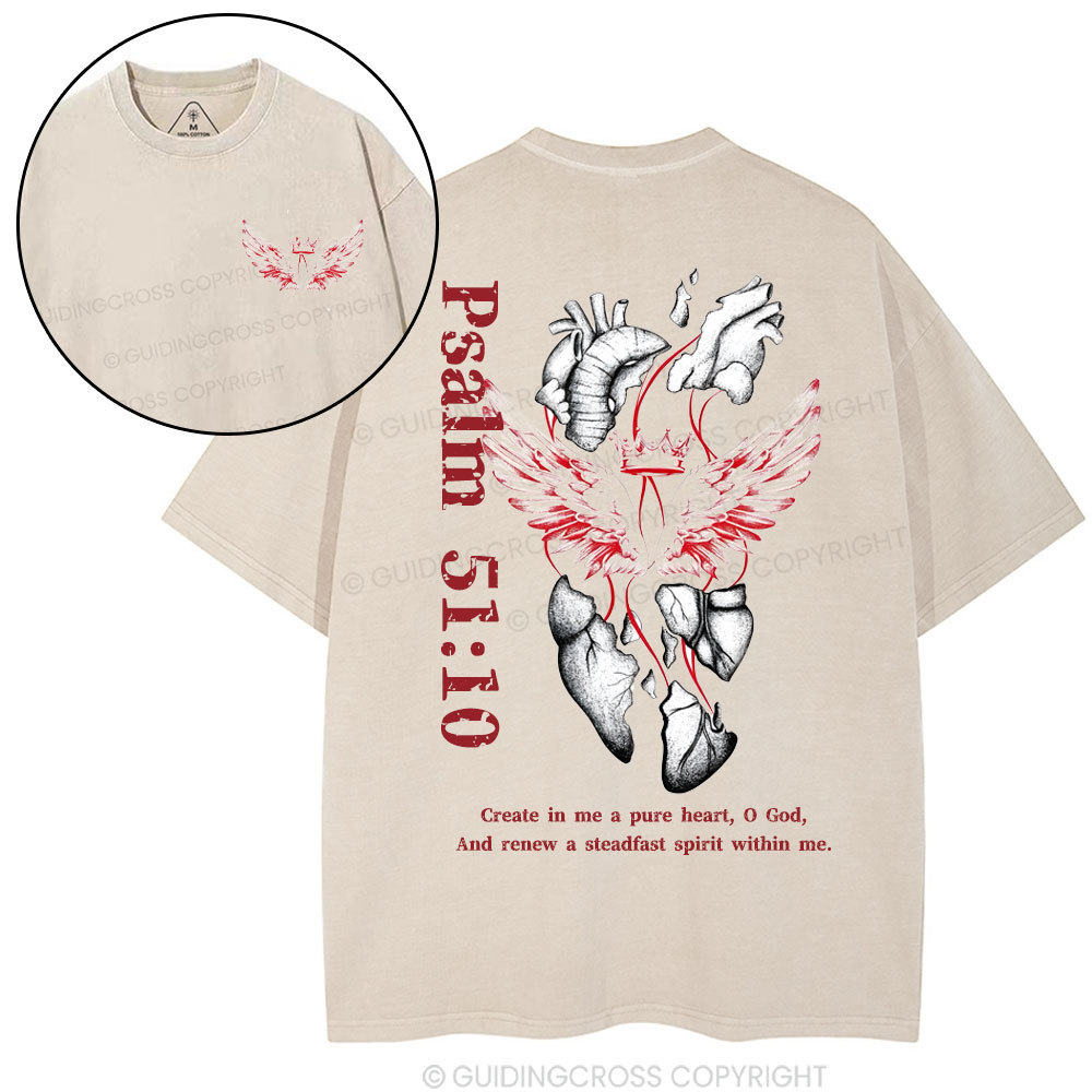 Create In Me  Christian Washed T-Shirt