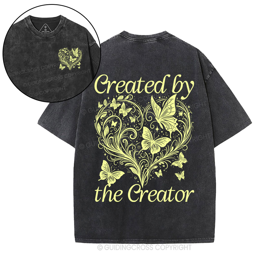 Created By The Creator Christian Washed T-Shirt